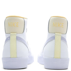 Blazer Mid '77 (GS) - White/Oxygen Purple/Coconut Milk