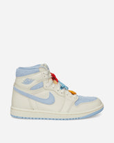 Women's Air Jordan 1 Retro High OG Sneakers Pale Ivory / Psychic Blue