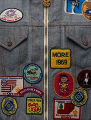 BROGUE RECONSTRUCTED REVERSIBLE TRUCKER JACKET