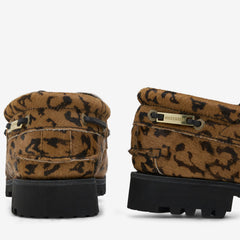 Wacko Maria x Authentic Boat Shoe MD Brown | Black Hair On