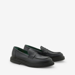 Women's Vinnee Penny Loafer Black Polido Leather
