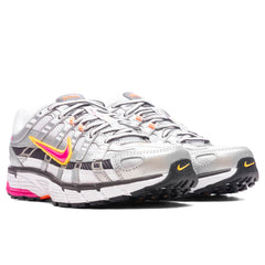 Women's P - 6000 - White/Laser Fuchsia/Metallic Platinum