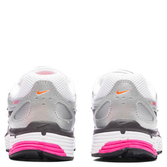 Women's P - 6000 - White/Laser Fuchsia/Metallic Platinum