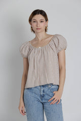Gingham Picnic Top