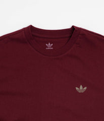 Adidas 4.0 Logo T-Shirt - Shadow Red / Khaki Six