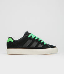 Adidas Court TNS Premiere Shoes - Core Black / Carbon / Lime Burst