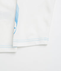 Adidas Formula Long Sleeve T-Shirt - White / Core White / Lucid Ray Blue