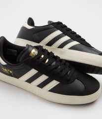 Adidas Gazelle ADV Shoes - Core Black / Cream White / Gold Metallic