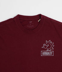 Adidas Gonz NA T-Shirt - Shadow Red / Halo Silver