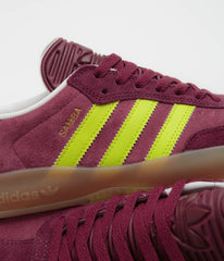 Adidas Puig Samba Shoes - Maroon / Semi Solar Yellow / Shadow Red
