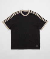 Adidas Ringer T-Shirt - Black / Khaki Three