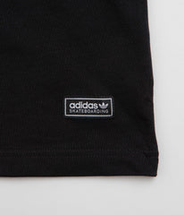 Adidas Ringer T-Shirt - Black / Khaki Three