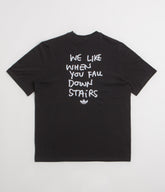 Adidas Shmoofoil Stairs T-Shirt - Black / White