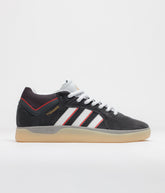 Adidas Tyshawn Shoes - Carbon / Crystal White / Better Scarlet