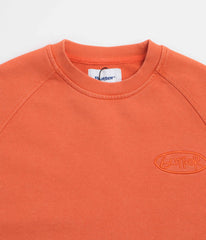 Butter Goods Scrubbed Crewneck Sweatshirt - Tangerine