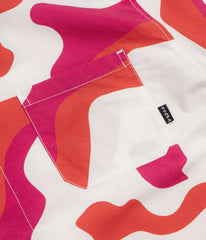 by Parra Abstract Mountain Short Sleeve Shirt - Red