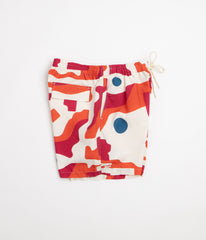 by Parra Abstract Mountain Swim Shorts - Red