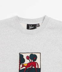 by Parra Long Lost Leg Crewneck Sweatshirt - Heather Grey