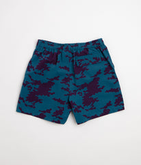 by Parra Purple Camo Man Swim Shorts - Blue