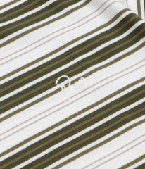 by Parra Signature Striped T-Shirt - Green