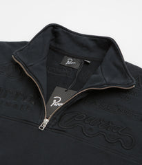 by Parra Media Training Quarter Zip Sweatshirt - Black