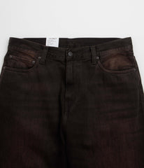Carhartt Aaron Pants - Black Tobacco Used Wash
