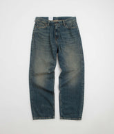 Carhartt Aaron Pants - Blue Mid Worn Used