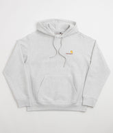 Carhartt American Script Hoodie - Ash Heather