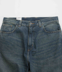 Carhartt Brandon Pants - Blue Worn Used Wash