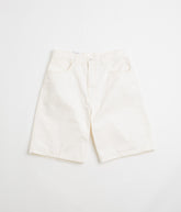 Carhartt Brandon Shorts - White Rinsed