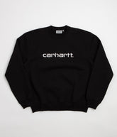 Carhartt Carhartt Crewneck Sweatshirt - Black / White