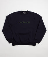 Carhartt Carhartt Crewneck Sweatshirt - Dark Navy / Dark Scarab