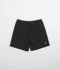 Carhartt Chase Swim Trunks - Black / Gold