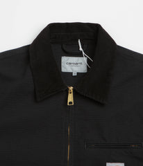 Carhartt Detroit Jacket - Black Rinsed / Black