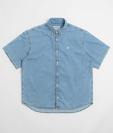Carhartt Lucas Short Sleeve Shirt - Blue