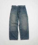 Carhartt Oakland Pants - Blue Worn Used Wash