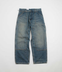 Carhartt Oakland Pants - Blue Worn Used Wash