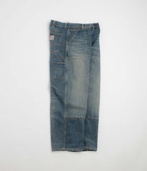 Carhartt Oakland Pants - Blue Worn Used Wash