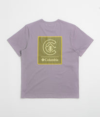 Columbia CSC Logo Back T-Shirt - Shale Purple / Linework C Badge