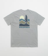 Columbia Explorers Canyon Back T-Shirt - Columbia Grey / Get Hiked