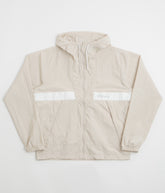 Columbia Spire Valley Hooded Windbreaker Jacket - Dark Stone / White