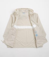 Columbia Spire Valley Hooded Windbreaker Jacket - Dark Stone / White