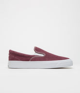 Converse One Star CC Slip Pro Shoes - Deep Bordeaux / White / White