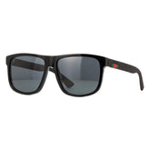 Gucci GG0010S004 Square Full Rim Sunglasses — Black