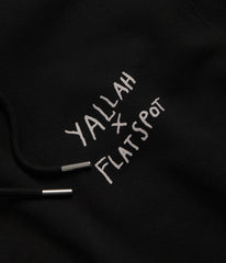 flatspot x Yallah Hoodie - Black