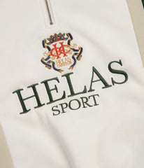 Helas Couronne Quarter Zip Sweatshirt - Light Beige