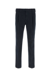 Pt Torino Stretch Cotton Trousers — Blue