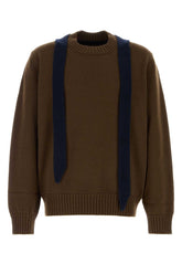 Sacai Knit Sweater — Brown