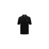 Prada Virgin Wool Polo Shirt — Black
