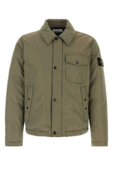 Stone Island Quilted Down Down Jacket — Green